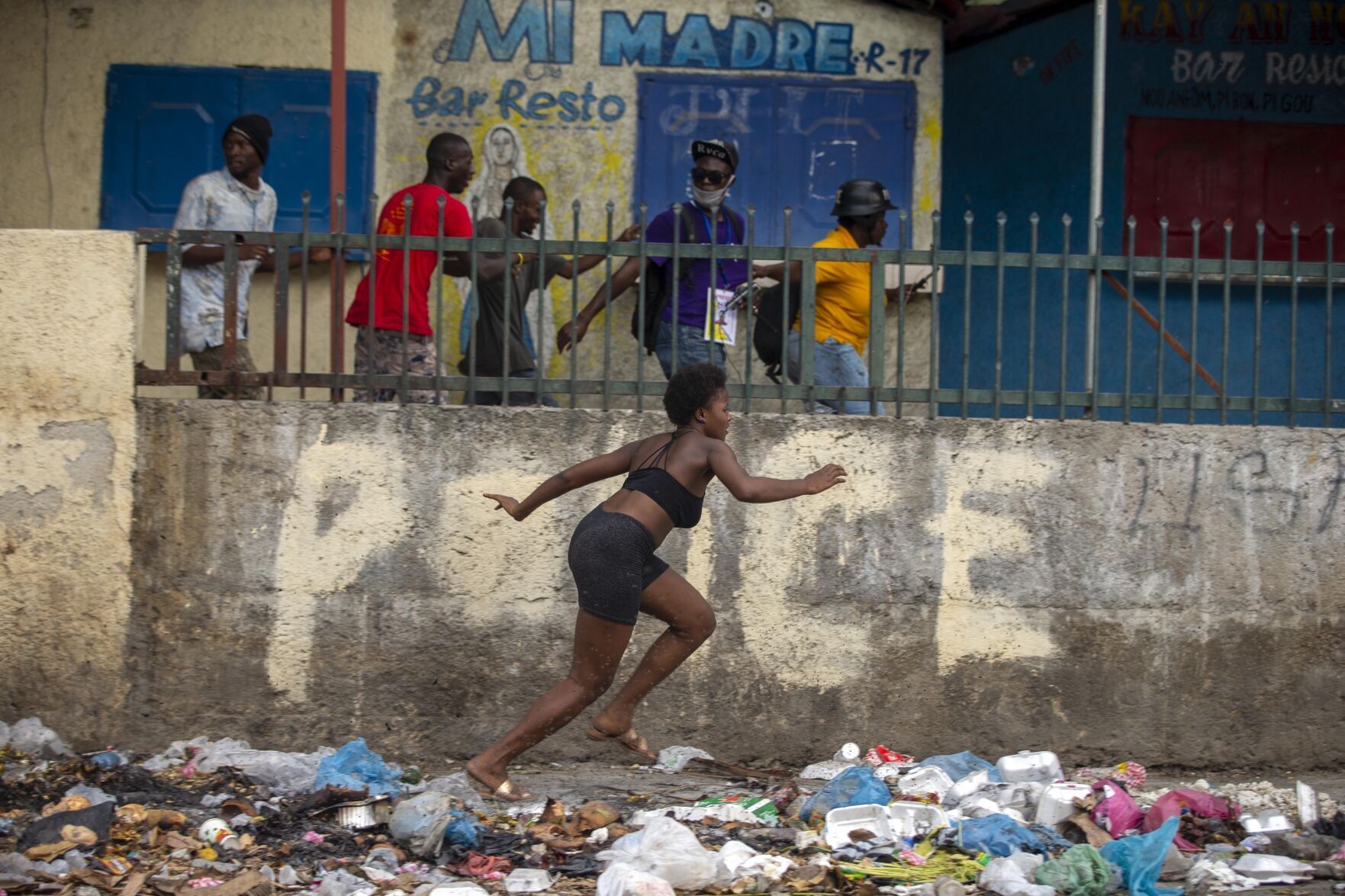 APTOPIX Haiti Strike
